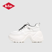 休闲鞋 Lee 新款 小个子增高加绒保暖时尚 Cooper老爹鞋 女厚底春季