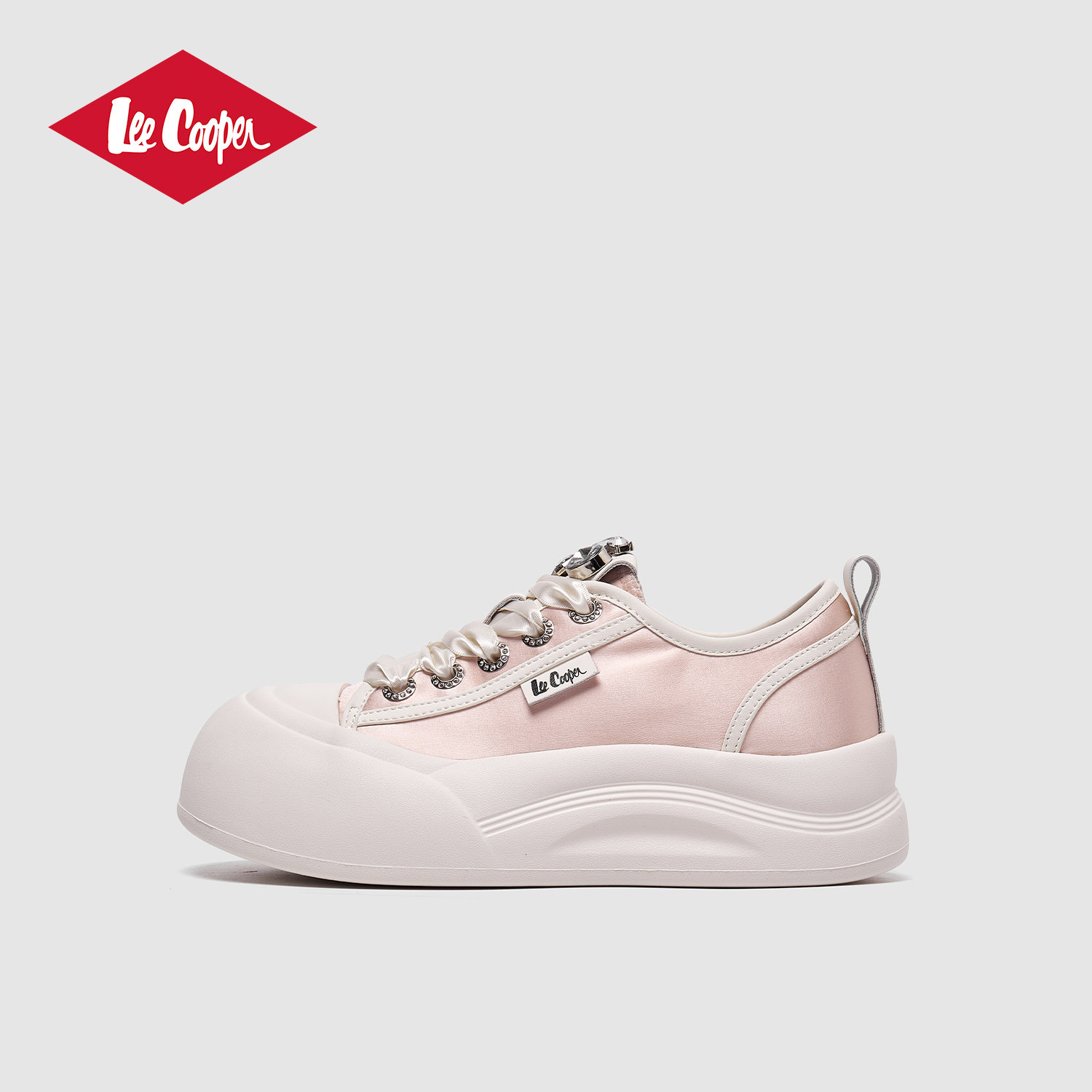 Lee Cooper厚底面包鞋女2025秋季新款百搭透气丑萌大头
