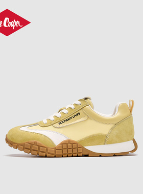 Lee Cooper2026新款厚底阿甘鞋复古百搭女鞋子休闲运动时尚德训鞋