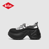 Cooper厚底增高凉鞋 女款 2026新款 Lee 夏一脚蹬透气镂空外穿休闲鞋