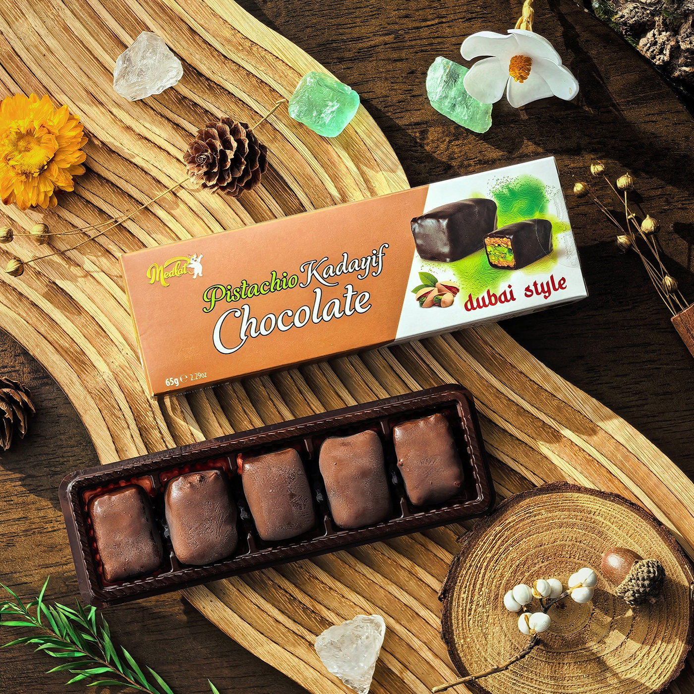 土耳其进口坚果夹心黑巧克力零食迪拜甜品伴手礼送男女友生日礼物