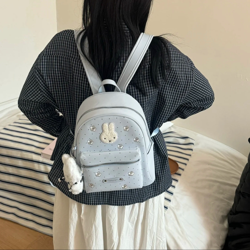 卡通可爱米菲兔双肩包包女