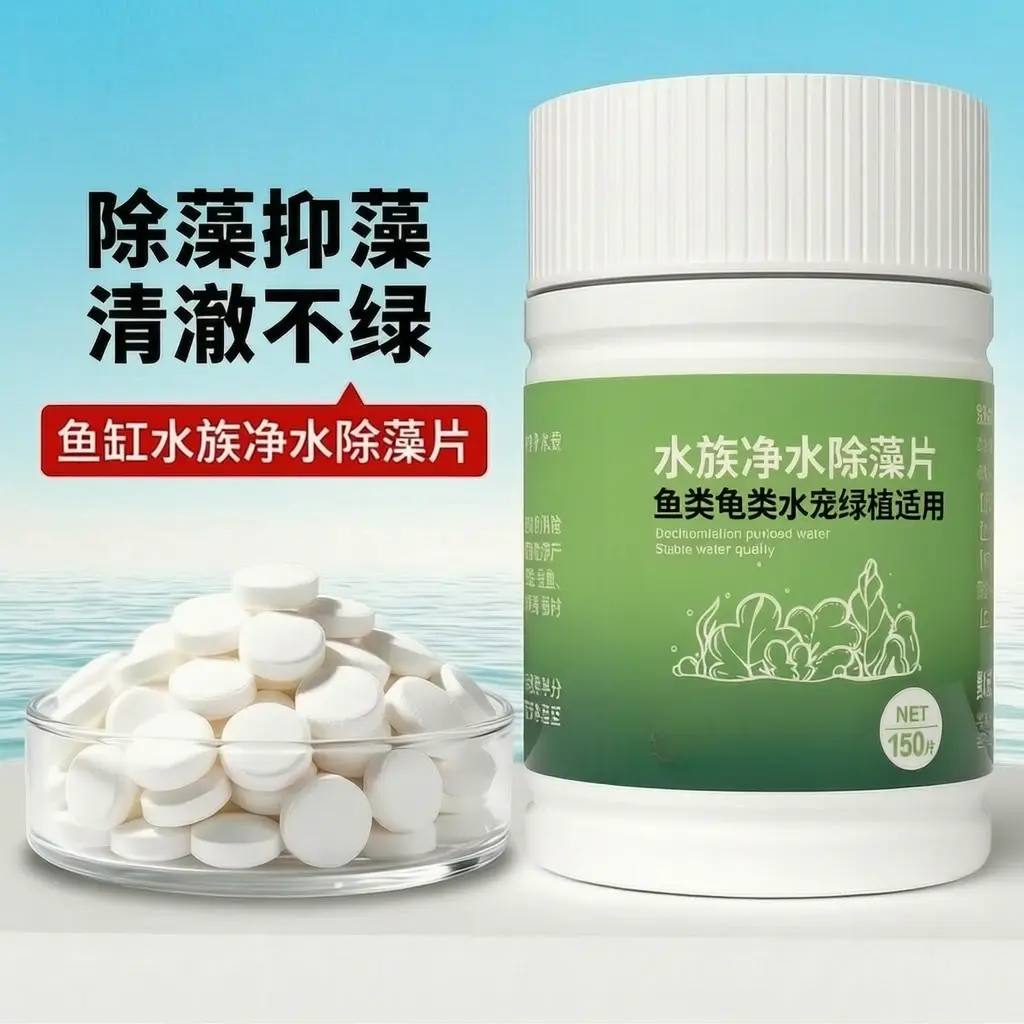 迷宠水族净水除藻片去绿藻不留痕
