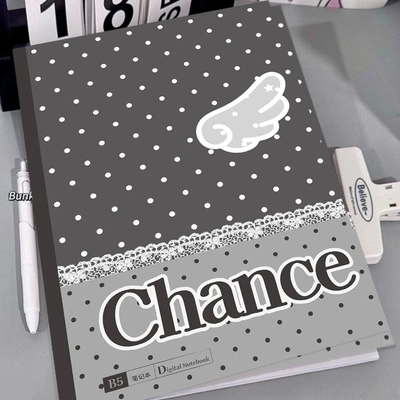 蜡笔b5薄脆本胶装笔记本横线本