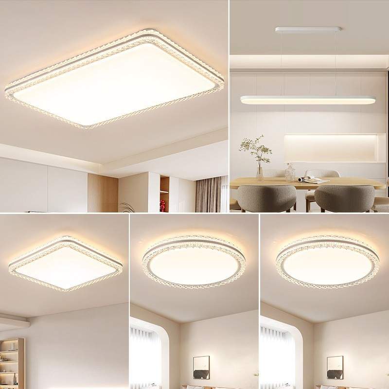 客厅主灯现代简约大气led吸顶灯长方形家用全屋套餐广东中山灯具