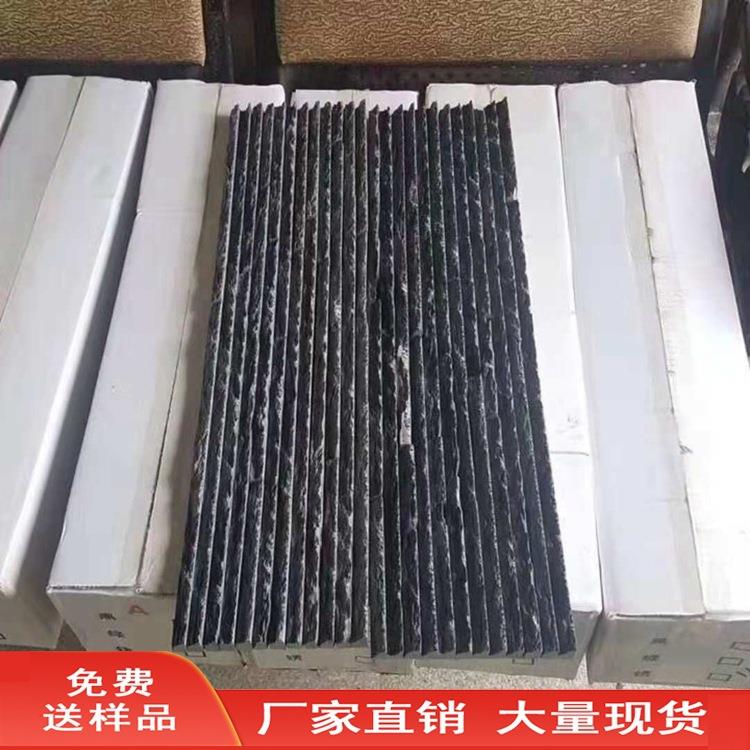 工厂流流水石园林假幕山黑色水板流水74360石化文石水墙岩