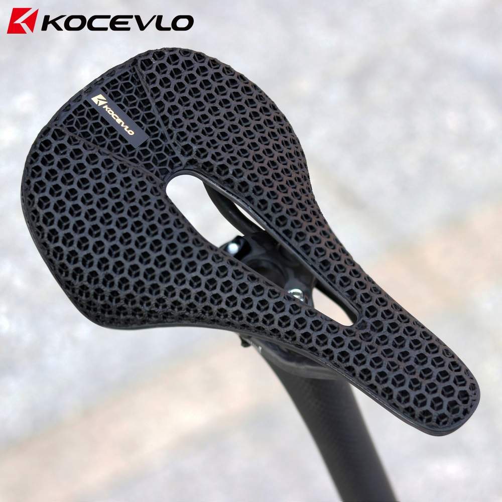 KS07碳纤维3d打印坐垫公路车山地车座垫高强度竞赛骑行自行车坐垫