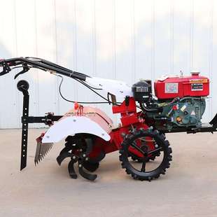 大马力柴油田四驱园微19柴油耕机小型扶园管理机手菜开沟培土机