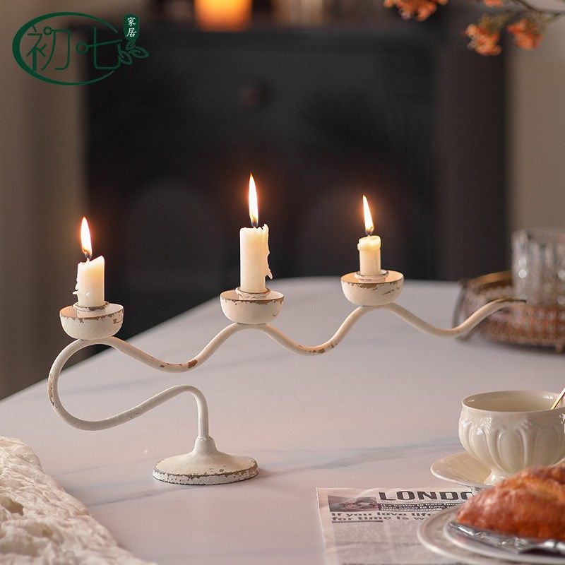 树枝造型关桌A2809面烛美式铁艺玄装饰品外贸黑色蜡摆烛台台烛光,家居饰品,装饰摆件,淘宝优惠券,粉丝福利购,淘宝优惠卷