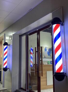 防水挂墙美挂FEQ发店灯美转灯发廊L发ED灯箱发店标理志灯户外壁超