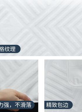 浴IBQ沙发巾四件套甲防滑回足形纹印摩字两件套沐足按床单美足疗