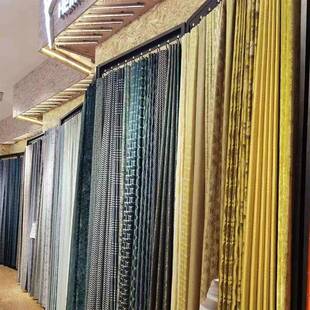 沙发布丝绸列式家纺料屏风陈架窗帘布BYO艺大吊卡展示架展厅布展