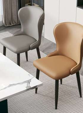 餐椅款式极简风2026新椅简子轻奢感家用意靠背约餐tcH8WF3n桌椅子