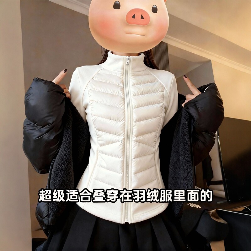 回力白双面摇粒绒外套冲锋衣内胆