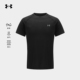 安德玛UA官方打底紧身衣户外运动休闲圆领高弹透气短袖 T恤男
