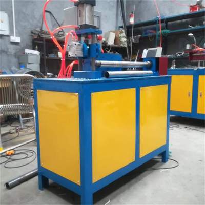 全自动压花机 不锈钢花纹管麻花机Round tube embossing machine