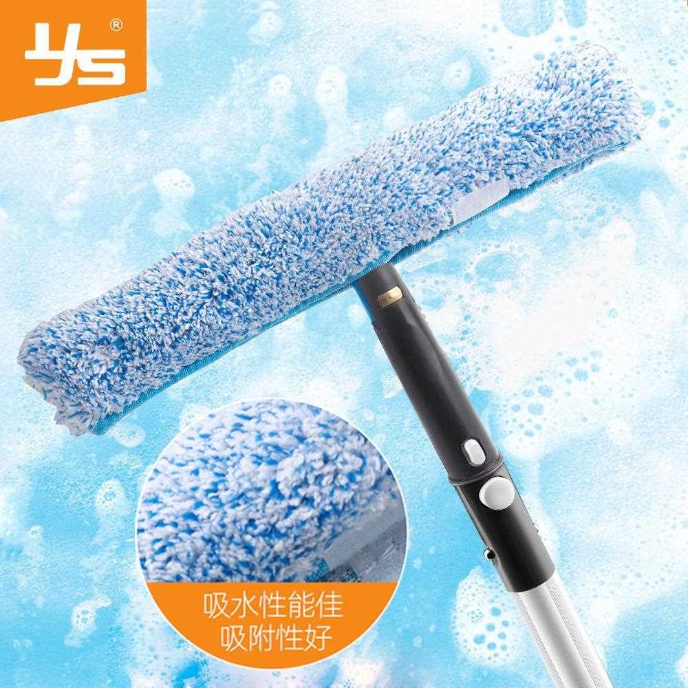 新款直销万向纯铜玻璃刮擦玻璃神器家用硅胶刮刀伸缩杆保洁工具窗