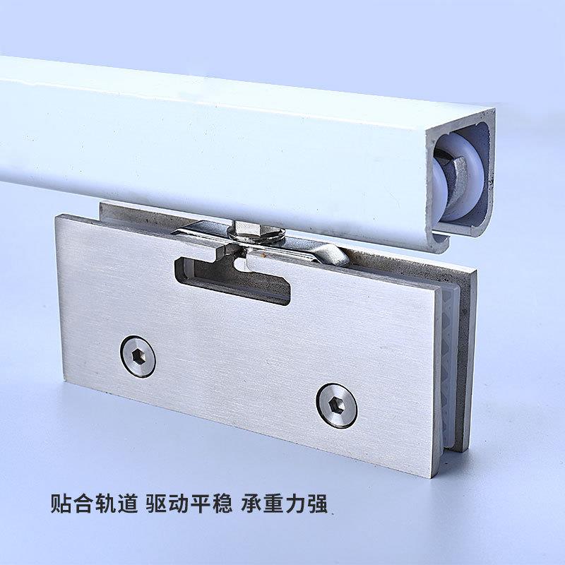 新款直销不锈钢滑轮玻璃移门推拉门吊轮配件静音吊趟门滑轨