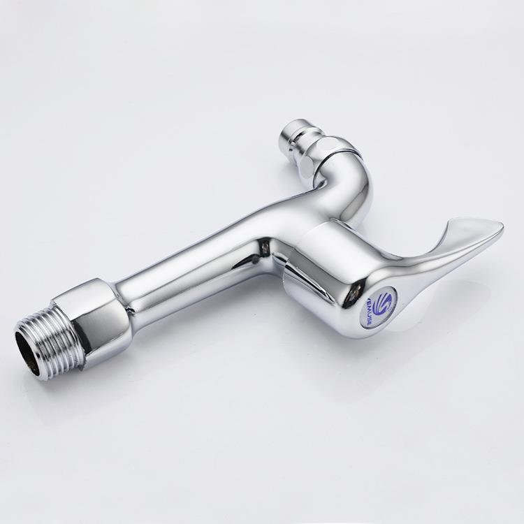 新款直销铜加长洗衣机水龙头DN15阳台4分进水快开水嘴水龙头家用