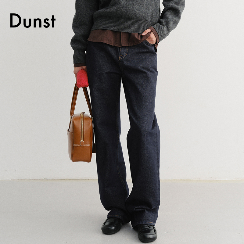 通勤百搭水洗直筒牛仔裤Dunst