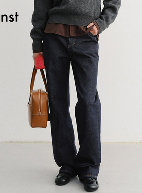 Dunst【允仔/白逸帆同款】25冬新品女士水洗直筒牛仔裤UDPA5D231