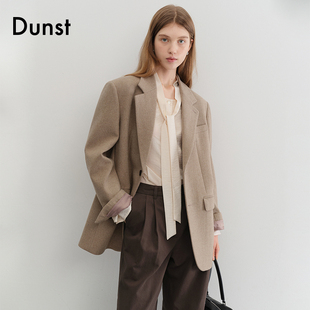 Dunst【允仔/肉团/24H同款】女士优雅领带缎面衬衫上衣UDBL5C203