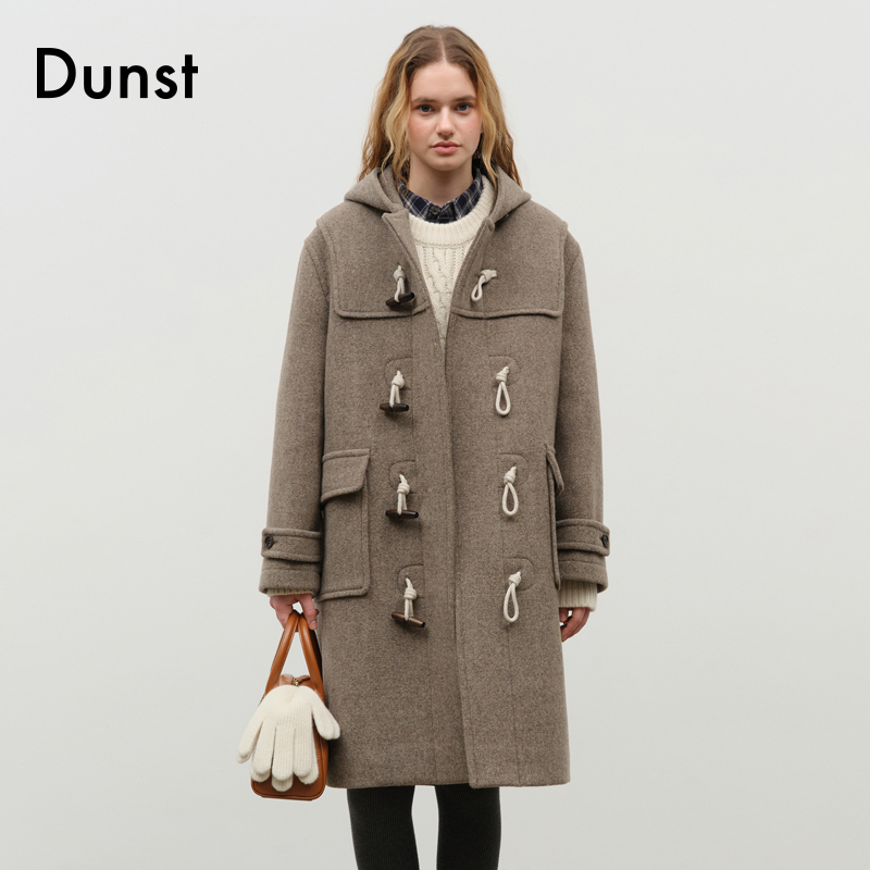 经典粗呢厚连帽外套Dunst
