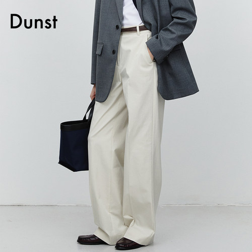 Dunst春季新品女士直筒工装休闲裤简约时尚西装裤UDPA5A212