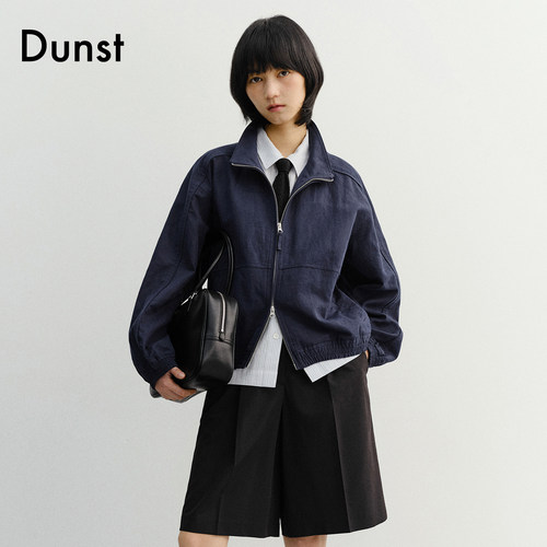 Dunst【嘟颖/允熙同款】2026夏新品高领哈灵顿夹克外套UDJU6B122