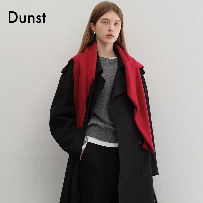 Dunst2025秋季新品中性经典时尚宽松长款风衣外套UDTR5C101