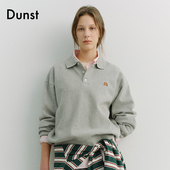 白逸帆同款 2026春季 新品 Dunst 男女同款 翻领休闲卫衣UDTS6A110