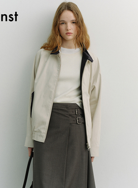 Dunst【嘟颖doyeong同款】2026春季中性摩登哈灵顿夹克UDJU6A111