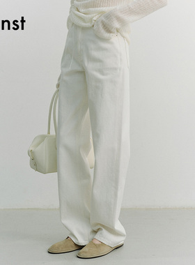 Dunst【嘟颖/艺只喵喵同款】2026春季直筒显瘦牛仔长裤UDPA6A217