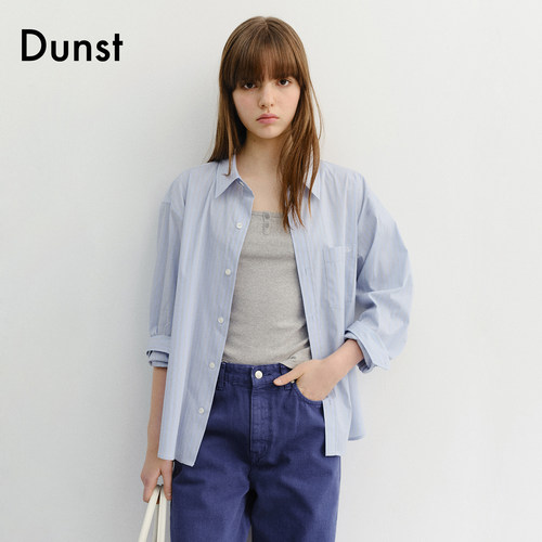 Dunst【嘟颖doyeong同款】2026夏季新品短款格纹衬衫UDSH6A116