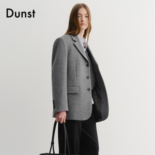 Dunst【允仔同款】2025冬季新品三粒扣山羊绒夹克外套UDJA5D122