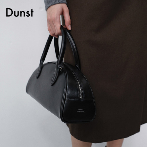 牛皮革单肩斜跨保龄球包Dunst