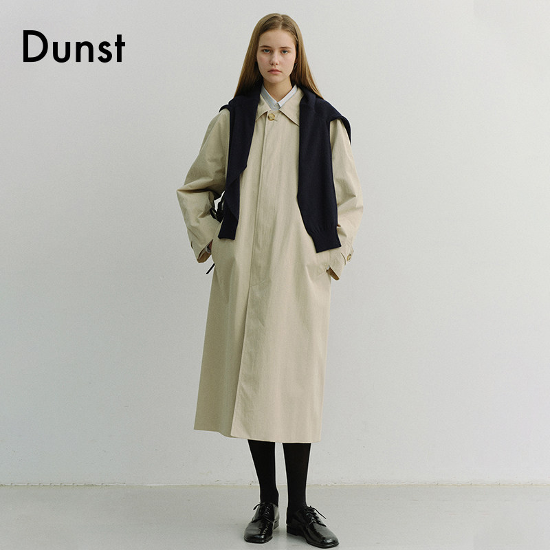 Dunst【艺只喵喵同款】2026春季新品中性精裁长款风衣UDTR6A101