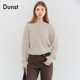Dunst 饰圆领毛衣UDSW5C107 开衩细节纽扣装 24H同款 中性针织衫