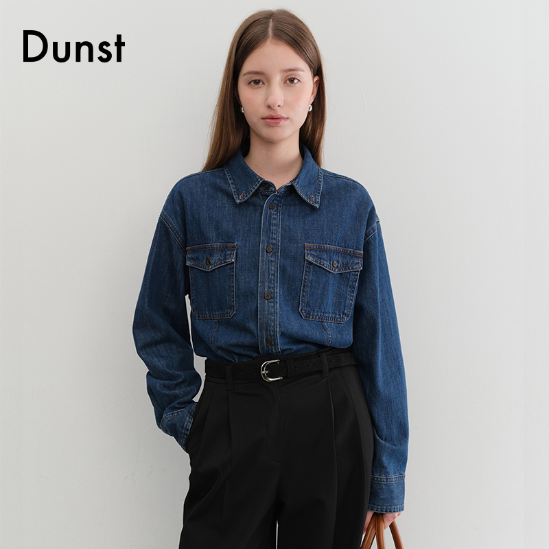 牛仔衬衫Dunst秋季中性