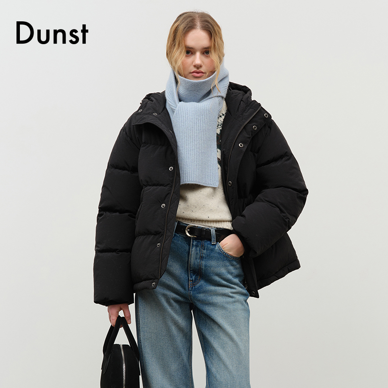 鹅绒夹克Dunst宽松连帽