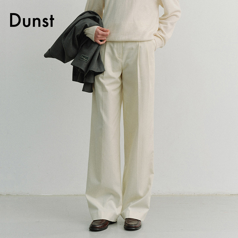 Dunst【白逸帆同款】2026春季新品双褶涧装饰工装休闲裤UDPA6A224