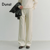 白逸帆同款 饰工装 2026春季 Dunst 新品 双褶涧装 休闲裤 UDPA6A224