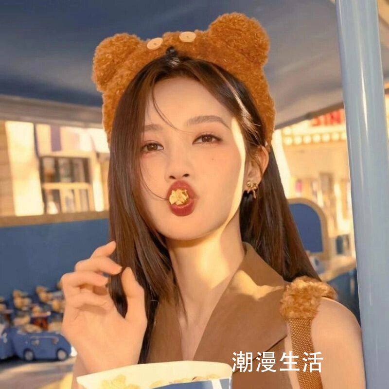 日本Bob小熊Tim熊发箍女卡通头箍