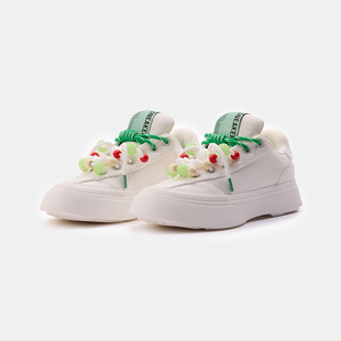 INXX SNEAKER/INE0400001 2024款 珠珠鞋 钛白 男女款休闲时尚鞋