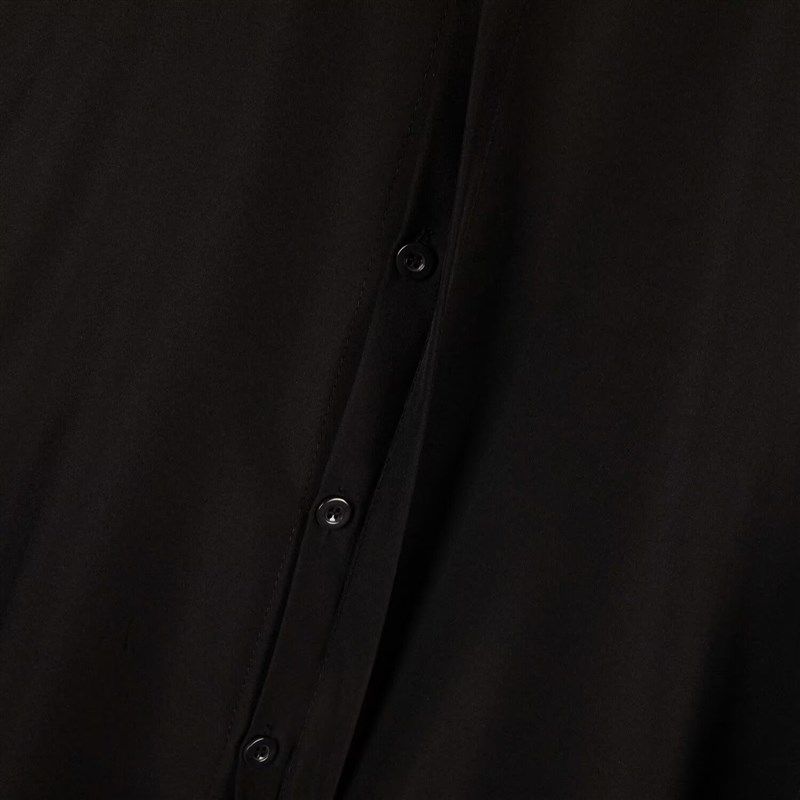 浅绿色长袖衬衫黑西裤套装男时髦休闲商务衬衣工装制服西装九分裤