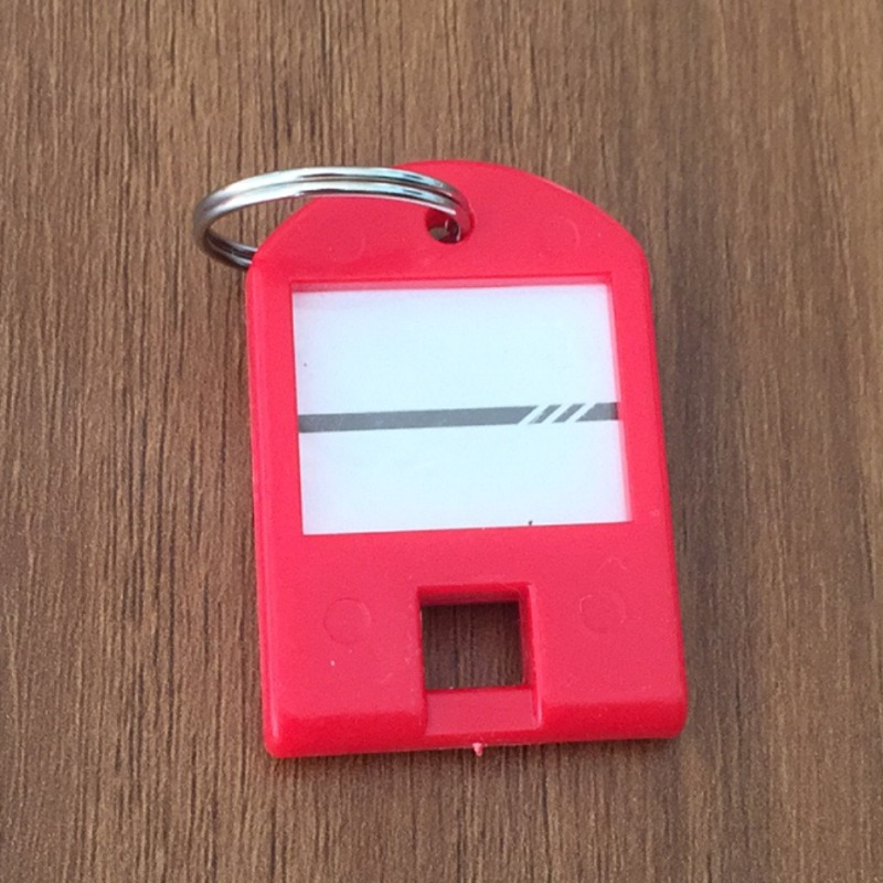 钥匙箱柜吊牌塑料标记牌钥匙圈环分类牌多色号码标签牌多省包邮