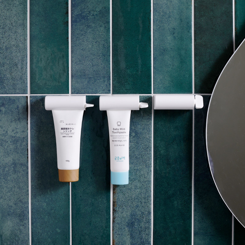 壁挂磁吸牙膏挤压器懒人挤牙膏夹子神器儿童挤洗面奶化妆室手动夹,家庭/个人清洁工具,挤牙膏器,淘宝优惠券,粉丝福利购,淘宝优惠卷