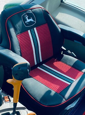 约翰迪尔拖拉机坐垫套6M2104/6E1504/6B1404/6B1204全包围座椅套