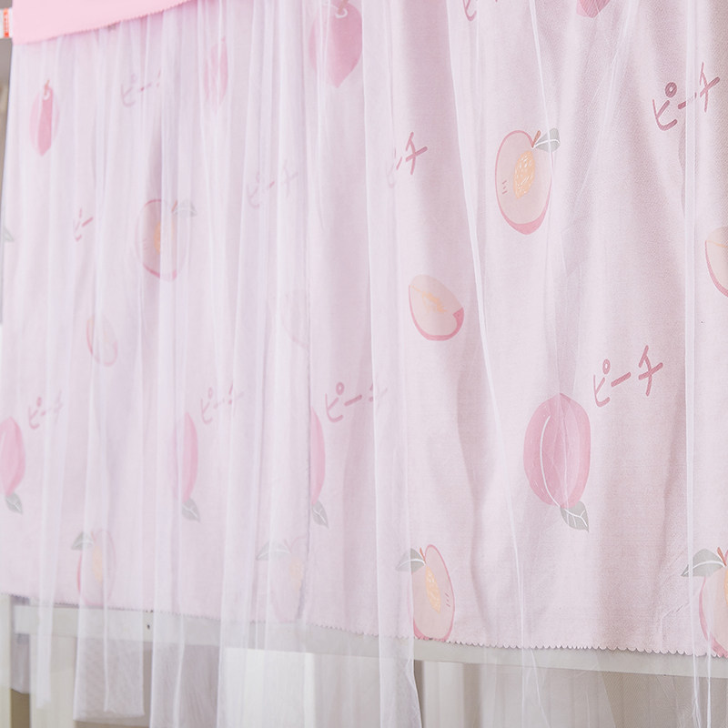 学生宿舍全封闭遮光床帘一体式带支架上铺下铺单人男女生寝室蚊帐