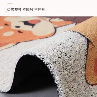 公主发财入户丝圈垫进门玄关除尘地垫家用蹭土垫子耐磨家用可裁剪